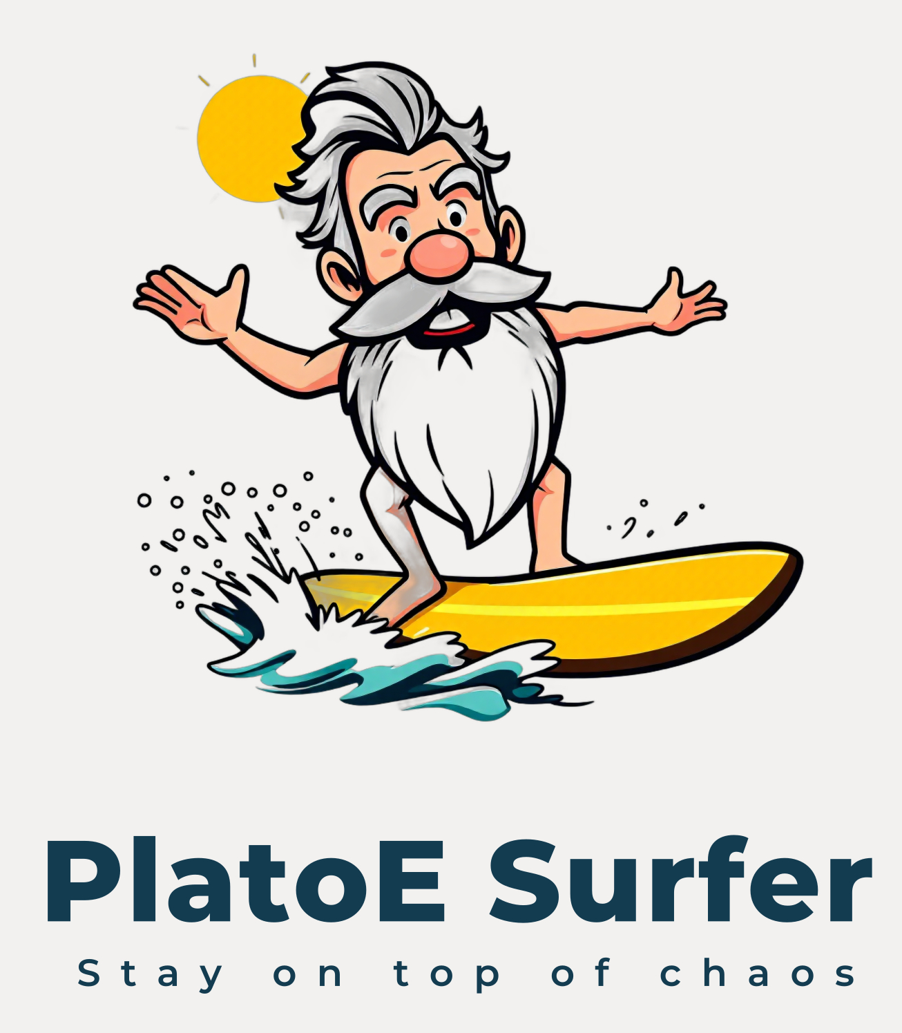PlatoE Surfer Logo